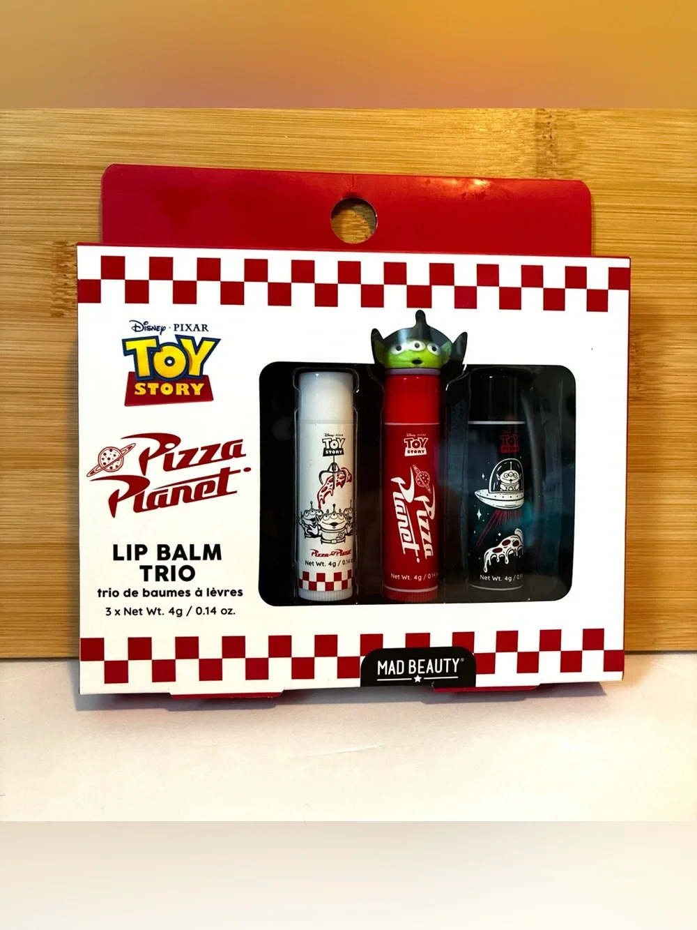 Toy Story Pizza Planet Lip Balm Trio